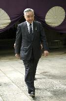 Justice minister become latest Cabinet member to visit Yasukuni