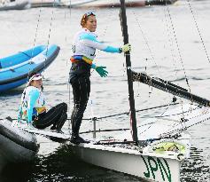 Olympics: Japanese pair in sailing
