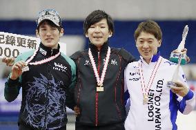 Speed skating: Olympic qualifying meet in Japan