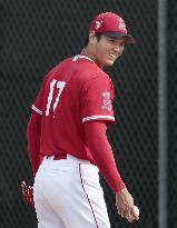 Baseball: Ohtani at Angels spring training