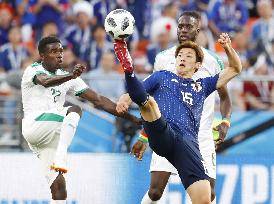 Football: Japan vs Senegal at World Cup