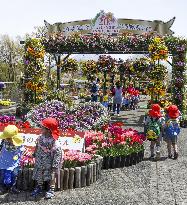 Flower park in western Japan