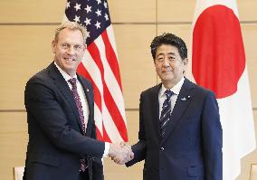 Acting U.S. defense secretary in Japan