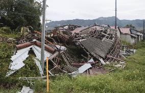 Typhoon Faxai disaster near Tokyo