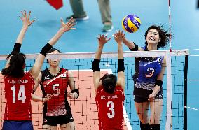 Olympics: S. Korea beats Japan in women's volleyball