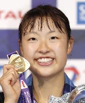 Badminton: Okuhara wins Japan's maiden world c'ship gold