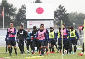 Soccer: Japan prepare for Brazil friendly