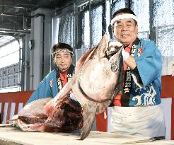Tuna festival in Japan