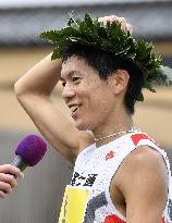 Athletics: Suzuki sets national record in men's 50km race walk