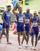 Athletics: Men's 4x400-meter relay at worlds