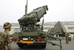 ASDF unveils PAC-3 missile defense system