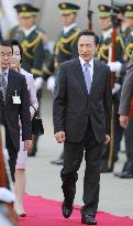 South Korean President Lee Myung Bak in Japan