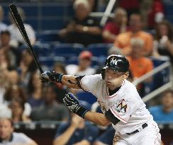 Baseball: Ichiro collects 4 hits as Marlins edge Rays