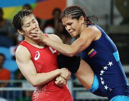 Olympics: Wrestlers in action