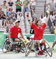 Japan's Kunieda-Saida pair wins wheelchair doubles bronze