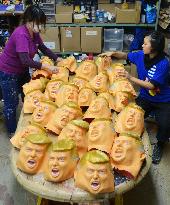 Toy maker receives influx of orders for Trump rubber masks