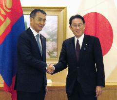 Japan, Mongolia agree to cooperate to stop N. Korea's nuclear program