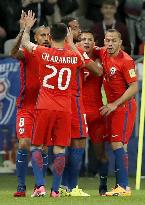 Soccer: Chile, Germany draw 1-1