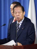 Abe eyes early lower house dissolution: Nikai