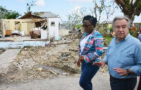 U.N. chief in hurricane-hit Antigua and Barbuda