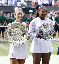 Tennis: Women's singles final at Wimbledon