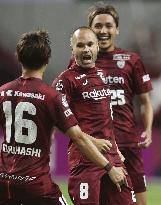 Soccer: Iniesta of Vissel Kobe scores again