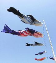 Whale-shape windsocks