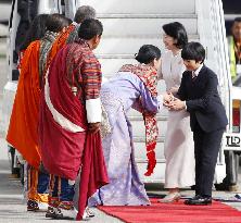 Crown Prince Fumihito's family travels to Bhutan