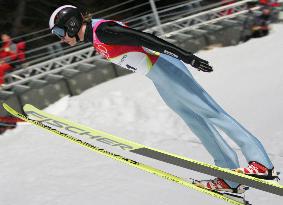 Norway's Bystoel wins normal hill ski jumping