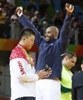 Olympics: Riner wins judo over 100-kg gold again