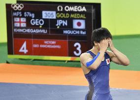 Olympics: Japan's Higuchi takes silver in wrestling