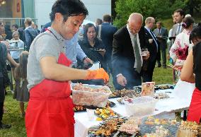 Japanese food-processing machines demonstrated in Switzerland