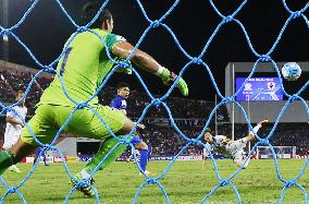 Soccer: Japan down Thais to post 1st win of final World Cup q'fying