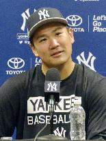 Yankees' Tanaka honored to be Opening Day starter again