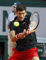 Tennis: Djokovic at French Open