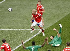Football: Russia vs Saudi Arabia at World Cup