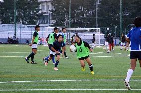 Rugby: Female high school players in central Japan