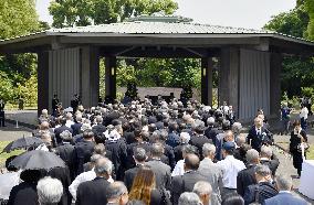 Memorial service for Japan's war dead