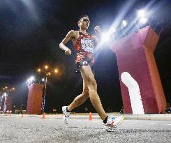 CORRECTED: Athletics: Suzuki wins Japan's 1st race walk world title