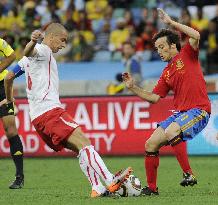 Switzerland win stunning victory to Spain
