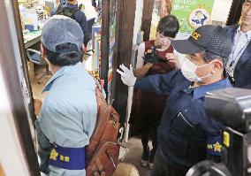 Okinawa Police raid office of anti-base campaigners