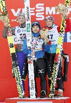 Ski jumping: Takanashi celebrates World Cup win No. 50