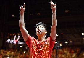 Table tennis: Ma Long wins 2nd singles title at worlds