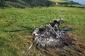 U.S. military helicopter accident in Okinawa