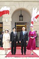 Japan's crown prince in Warsaw