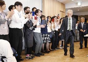 Nobel Prize in chemistry winner Yoshino