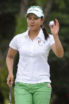 (CORRECTED) Japan's Miyazato in 1st round of HSBC women's golf