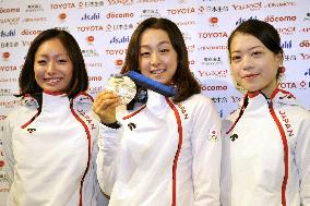 Asada now happy with silver medal, success of 3 triple axels