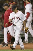 Red Sox pitcher Matsuzaka roughed up by Indians