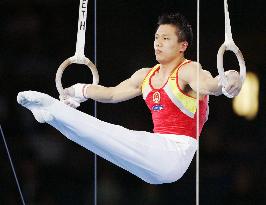 China's Chen Yibing wins gold in men's rings